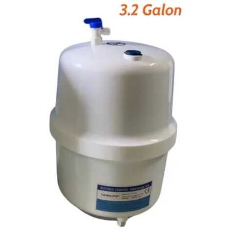 Bình Áp Nhựa 3.2G Dung Tích 7L Cho Máy Lọc Nước R.O - Tặng Kèm Van Bình Áp Siêu Bền, Chuyên Dùng Thay Thế