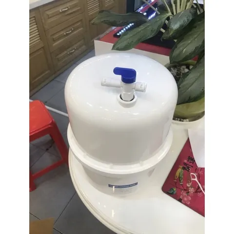Bình Áp Nhựa 3.2G Dung Tích 7L Cho Máy Lọc Nước R.O - Tặng Kèm Van Bình Áp Siêu Bền, Chuyên Dùng Thay Thế