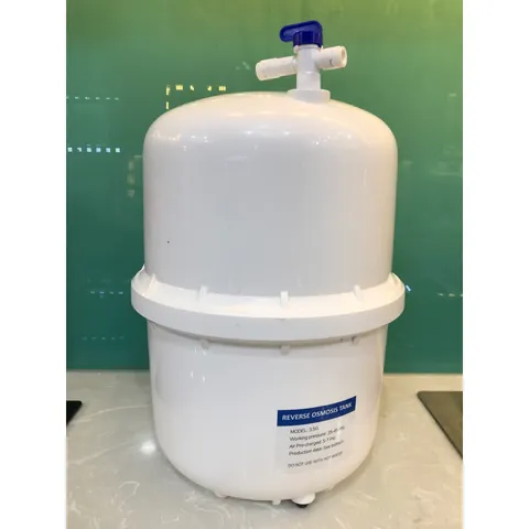 Bình Áp Nhựa 3.2G Dung Tích 7L Cho Máy Lọc Nước R.O - Tặng Kèm Van Bình Áp Siêu Bền, Chuyên Dùng Thay Thế