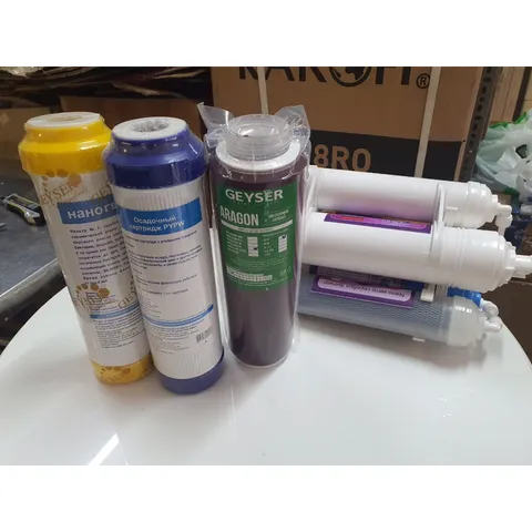 Bộ 8 lõi lọc Nano Geyser TK - Thay thế cho máy lọc nước, công nghệ diệt khuẩn, làm mềm nước, hiệu quả cao