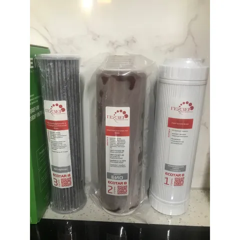 Bộ 3 Lõi Lọc UniTECH Thay cho máy Geyser Ecotar 8 - Hàng chính hãng - Nhập khẩu LB Nga