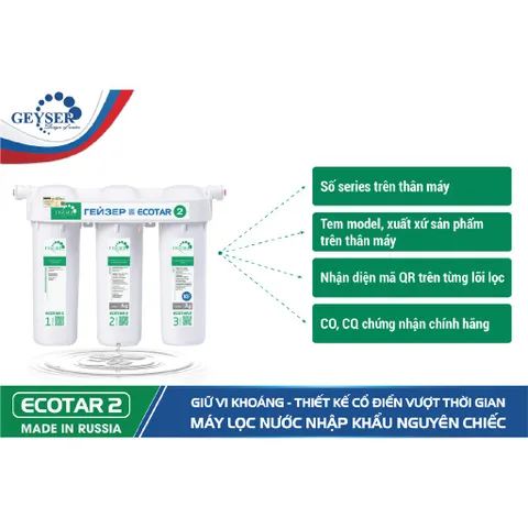 Máy Lọc Nước Nano Geyser Ecotar 2