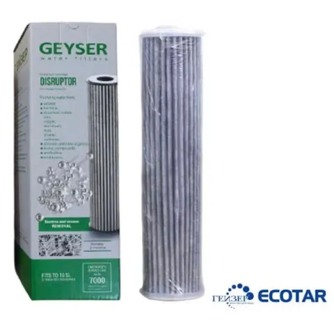 Lõi lọc nước Disruptor Geyser Ecotar 4 - Công nghệ Nano, Khử Virut & Bacteria, Hàng Chính Hãng Nhập Khẩu LB Nga