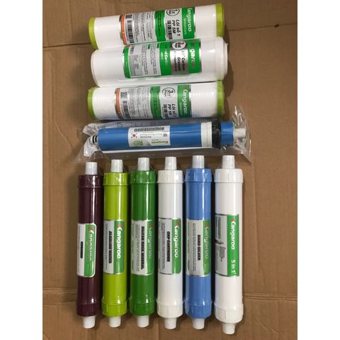 Bộ 10 Lõi Lọc Nước KANGAROO Chính Hãng - Thay Thế Cho Máy Lọc KG10A3, Lọc Sạch Nước, Nâng Cao Chất Lượng Uống