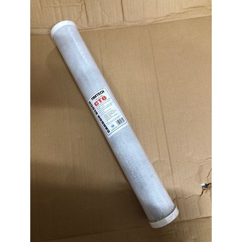 Lõi Lọc Nước Than Nén CTO 20 Inch - Chất Lượng Cao, Khử Mùi, Loại Bỏ Clo và Tạp Chất, 50cm