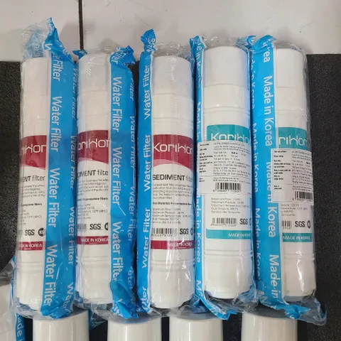 Bộ 10 Lõi Lọc Nước Korihome Chính Hãng - 3 Sediment, 2 Pre Carbon, RO, Hydro Kiềm, Nano Bạc, Cho Nguồn Nước Sạch và An Toàn