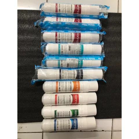 Bộ 10 Lõi Lọc Nước Korihome Chính Hãng - 3 Sediment, 2 Pre Carbon, RO, Hydro Kiềm, Nano Bạc, Cho Nguồn Nước Sạch và An Toàn