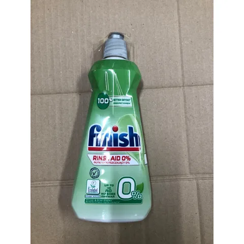 Nước Làm Bóng Finish Eco 0% 400ML - Sản Phẩm Thân Thiện Môi Trường Cho Máy Rửa Chén, Hiệu Suất Sấy Khô Gấp Đôi, Bát Đĩa Sáng Bóng