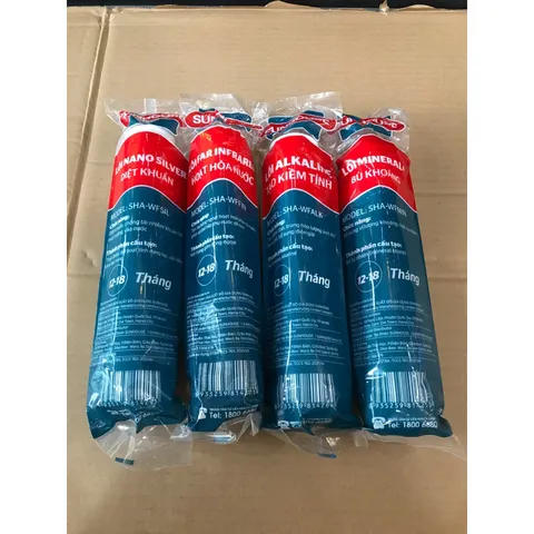 Combo 4 Lõi Lọc Nước Khoáng SUNHOUSE 5678 - Hàng Chính Hãng, Cung Cấp Khoáng Chất Thiết Yếu Cho Sức Khỏe