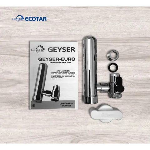 [KM] Máy lọc nước tại vòi Geyser Euro M – Made in Russia - Công nghệ Aragon 4 in 1 - Bảo hành : 2 năm chính hãng