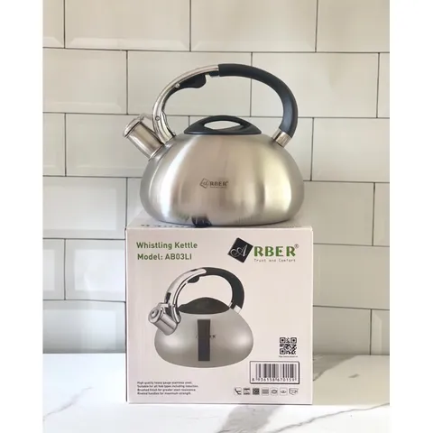 Ấm đun nước bếp từ Arber AB-03LI dung tích 3 Lít - sử dụng được trên bếp từ, bếp gas