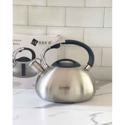 Ấm đun nước bếp từ Arber AB-03LI dung tích 3 Lít - sử dụng được trên bếp từ, bếp gas