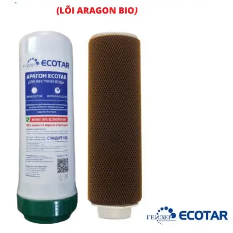 Lõi lọc nước Aragon Bio số 2 cho máy Geyser Ecotar 4 - Hàng chính hãng nhập khẩu LB Nga, hiệu quả lọc vi khuẩn và kim loại nặng.