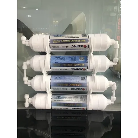 Combo 4 Lõi Lọc Khoáng 5678 JENPEC - Hàng Chính Hãng, Tạo Khoáng Chất, Khử Mùi, Cải Thiện Nước Uống, Duy Trì Sức Khỏe