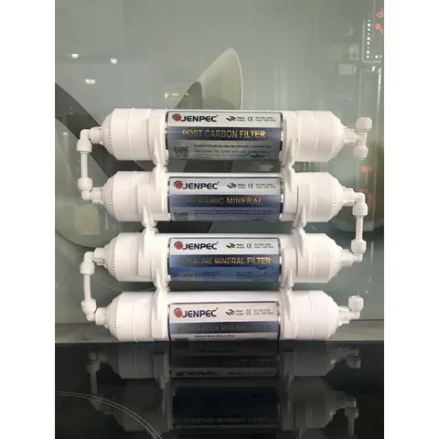 Combo 4 Lõi Lọc Khoáng 5678 JENPEC - Hàng Chính Hãng, Tạo Khoáng Chất, Khử Mùi, Cải Thiện Nước Uống, Duy Trì Sức Khỏe