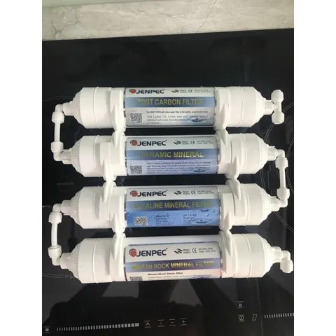Combo 4 Lõi Lọc Khoáng 5678 JENPEC - Hàng Chính Hãng, Tạo Khoáng Chất, Khử Mùi, Cải Thiện Nước Uống, Duy Trì Sức Khỏe