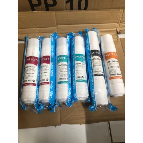 Bộ 6 Lõi Lọc Nước Korihome Chính Hãng cho Máy Lọc Wpk-688H - Lõi Sediment, Pre Carbon, RO Membrane, và Post Carbon Chất Lượng cao