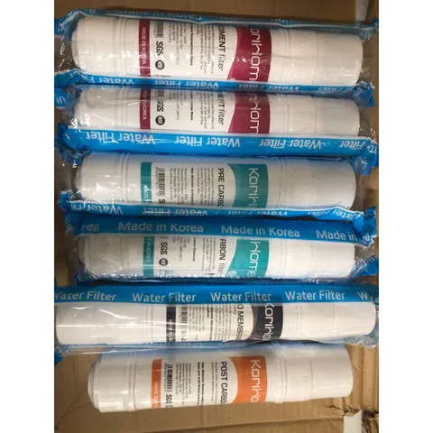 Bộ 6 Lõi Lọc Nước Korihome Chính Hãng cho Máy Lọc Wpk-688H - Lõi Sediment, Pre Carbon, RO Membrane, và Post Carbon Chất Lượng cao