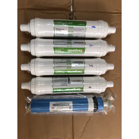 Bộ 5 Lõi Lọc Đúc Kangaroo Chính Hãng - Thay Thế Model KG100ES1 - Lọc Nước Sạch, An Toàn Cho Gia Đình