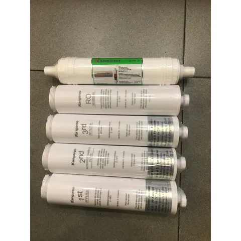 Bộ 5 Lõi Đúc 12345 KANGAROO - Hàng Chính Hãng Cho Máy Lọc Nước Hydrogen Ion Kiềm - Chuẩn Chất Lượng Cao