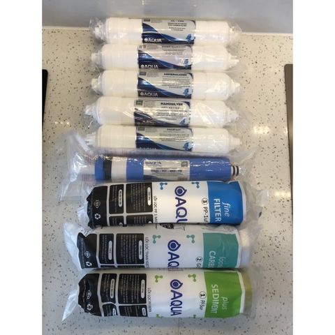 Bộ 9 Lõi Lọc Nước AQUA 123456789 - Giải pháp Lọc Sạch Vi Khuẩn, Mang Lại Nguồn Nước Trong Sạch và An Toàn Cho Gia Đình