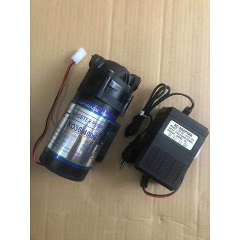 Bơm tăng áp 36V [RO36-400G] - Adaptor [36V-2A] - Dùng thay cho máy lọc nước bán công nghiệp