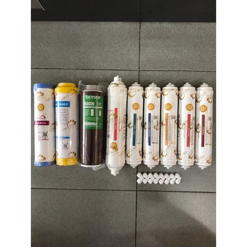 Bộ 9 Lõi Lọc Nước Geysey 123456789 Chính Hãng - Thay Thế Dùng Cho Máy Geyser TK, ECO, GK - Lọc Sạch, Bảo Vệ Sức Khỏe Gia Đình