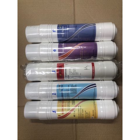 [COMBO] Bộ 5 Lõi Lọc nước RYO 12345 - Dùng thay cho máy nóng lạnh RP 100S ,RP102BS