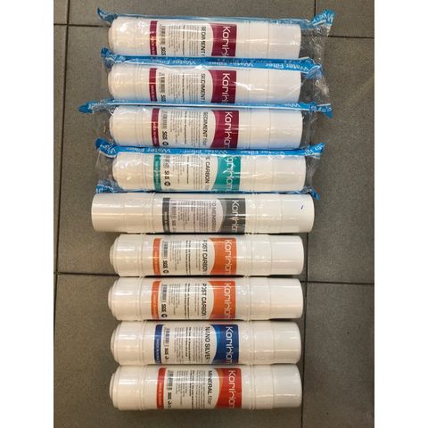 Combo 9 Lõi Lọc Korihome Chính Hãng Dùng Cho Máy Lọc Nước WPK-K91 - Bộ Lõi Lọc Sạch, An Toàn Cho Nguồn Nước Uống