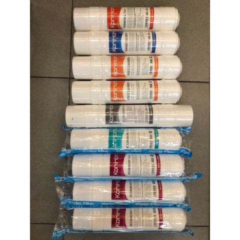 Combo 9 Lõi Lọc Korihome Chính Hãng Dùng Cho Máy Lọc Nước WPK-K91 - Bộ Lõi Lọc Sạch, An Toàn Cho Nguồn Nước Uống