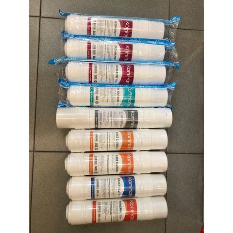 Combo 9 Lõi Lọc Korihome Chính Hãng Dùng Cho Máy Lọc Nước WPK-K91 - Bộ Lõi Lọc Sạch, An Toàn Cho Nguồn Nước Uống