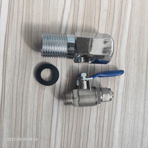 Van Khóa Cấp Nước Thép Cao Cấp cho Máy Lọc RO & Nano - Van Đóng Ngắt Nước Tiện Lợi, Dụng Cụ Hữu Ích Cho Gia Đình