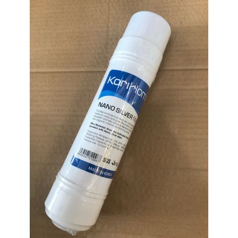 Lõi Lọc Nước Korihome Nano Silver - Hàng Chính Hãng, Loại Bỏ Vi Khuẩn, An Toàn Cho Sức Khỏe, Tuổi Thọ 12-24 Tháng, Xuất Xứ Hàn Quốc