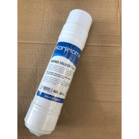 Lõi Lọc Nước Korihome Nano Silver - Hàng Chính Hãng, Loại Bỏ Vi Khuẩn, An Toàn Cho Sức Khỏe, Tuổi Thọ 12-24 Tháng, Xuất Xứ Hàn Quốc