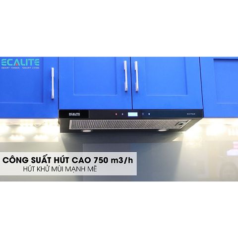 Máy Hút Mùi Âm Tủ Ecalite EH-AT90LCD - Điều Khiển Cảm Ứng, 90cm, Khử Mùi Hiệu Quả, Thiết Kế Sang Trọng, Bảo Hành 3 Năm