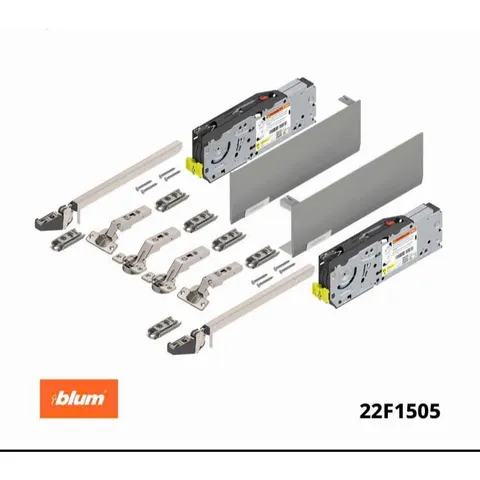 Tay nâng BLUM HF Top 22F1505 - Hàng chính hãng - New 2025 Nâng Trợ Lực Cánh Đôi Tủ Bếp