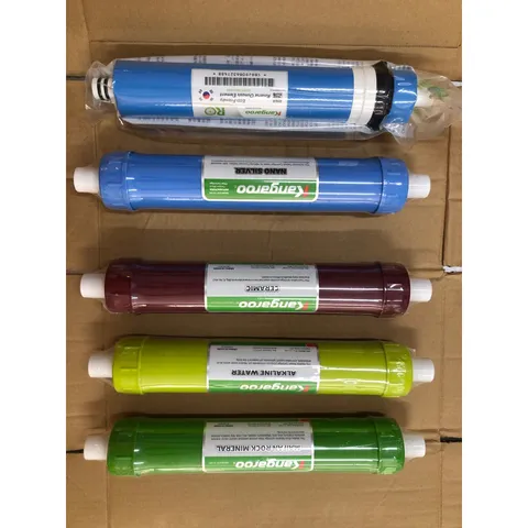 Bộ 5 Lõi Lọc Nước Kangaroo Chính Hãng 4,5,6,7,8 - Lọc Sạch Vi Khuẩn, Tạo Nước Tinh Khiết, An Toàn Cho Sức Khỏe