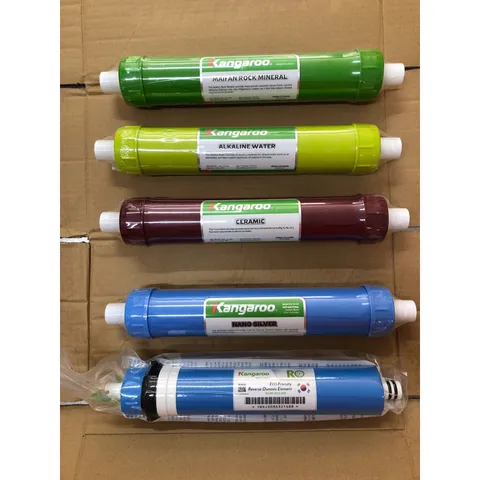 Bộ 5 Lõi Lọc Nước Kangaroo Chính Hãng 4,5,6,7,8 - Lọc Sạch Vi Khuẩn, Tạo Nước Tinh Khiết, An Toàn Cho Sức Khỏe