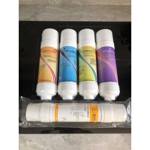 Bộ 5 Lõi Lọc Nước RYO 12345 - Chính Hãng, Thay Thế Cho Máy Lọc Nước RP901 - Công Nghệ Lọc UF Siêu Tinh Khiết, Made in Korea