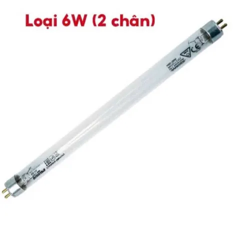 Bóng đèn UV 6W 2 chấu dài 225mm - Thay thế bóng hư máy lọc nước, diệt khuẩn hiệu quả 99,99% bằng tia cực tím
