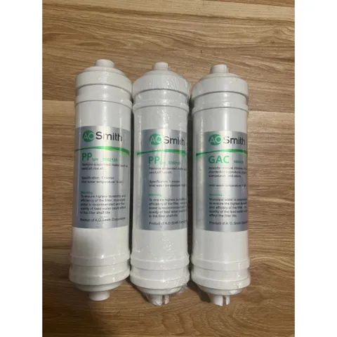 [Combo] 3 Lõi Lọc AO Smith 123 - Hàng chính hãng - Lọc thô bảo vệ màng lọc RO