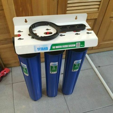 Bộ 3 Cốc Lọc Nước Đầu Nguồn 20 inch - Lọc Tổng Sinh Hoạt, Loại Bỏ Cặn Bẩn, Rỉ Sét, Bùn Đất, Dụng Cụ Uống Nước Sạch Cho Gia Đình