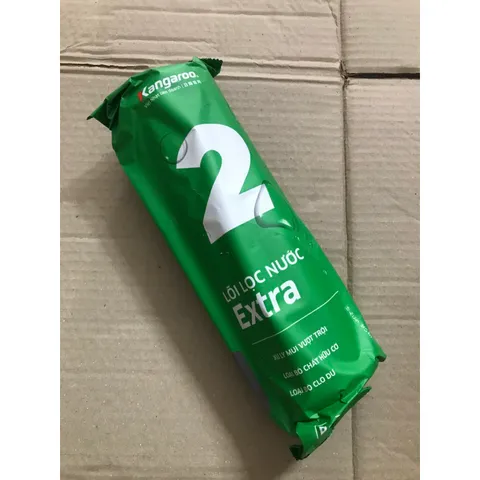 Lõi Lọc Nước Số 2 KANGAROO Chính Hãng - Than Hoạt Tính Dạng Hạt, Giúp Loại Bỏ Kim Loại Nặng và Hóa Chất Độc Hại