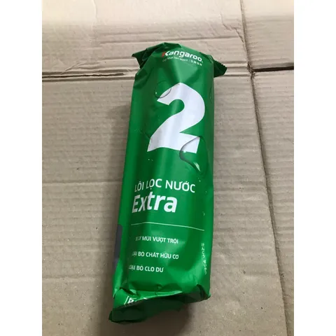 Lõi Lọc Nước Số 2 KANGAROO Chính Hãng - Than Hoạt Tính Dạng Hạt, Giúp Loại Bỏ Kim Loại Nặng và Hóa Chất Độc Hại