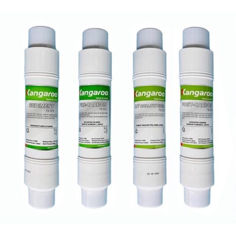 [COMBO] Bộ 4 Lõi Lọc U/F KANGAROO - Hàng chính hãng  - Dùng thay cho máy KG47, KG48