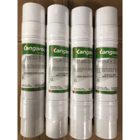 [COMBO] Bộ 4 Lõi Lọc U/F KANGAROO - Hàng chính hãng  - Dùng thay cho máy KG47, KG48