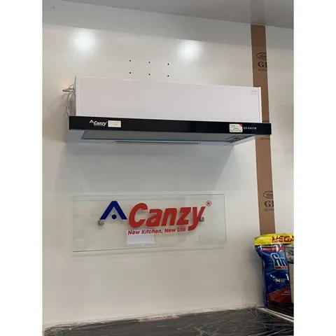 Máy Hút Mùi Canzy CZ H1470AT - Thiết Kế Kính Đen Sang Trọng, Công Suất 750m3/h, Chống Ồn, Bảo Hành 36 Tháng