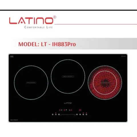 Bếp Kết Hợp Điện Từ LATINO LT-IH883Pro - Hàng chính hãng - Sôi liu riu ở nhiệt độ thấp