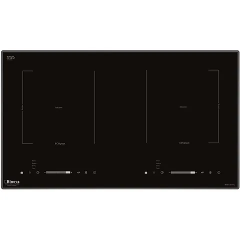 Bếp từ đôi Binova BI G668 - Nhập khẩu Đức, công nghệ Inverter tiết kiệm điện, 2 vùng nấu mạnh mẽ, mặt kính Schott Ceran sang trọng