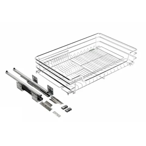 Kệ chén bát đĩa đa năng tủ dưới Ecalite - Chất liệu inox 304 cao cấp - Khay hứng nước tiện lợi - BH 3 năm chính hãng